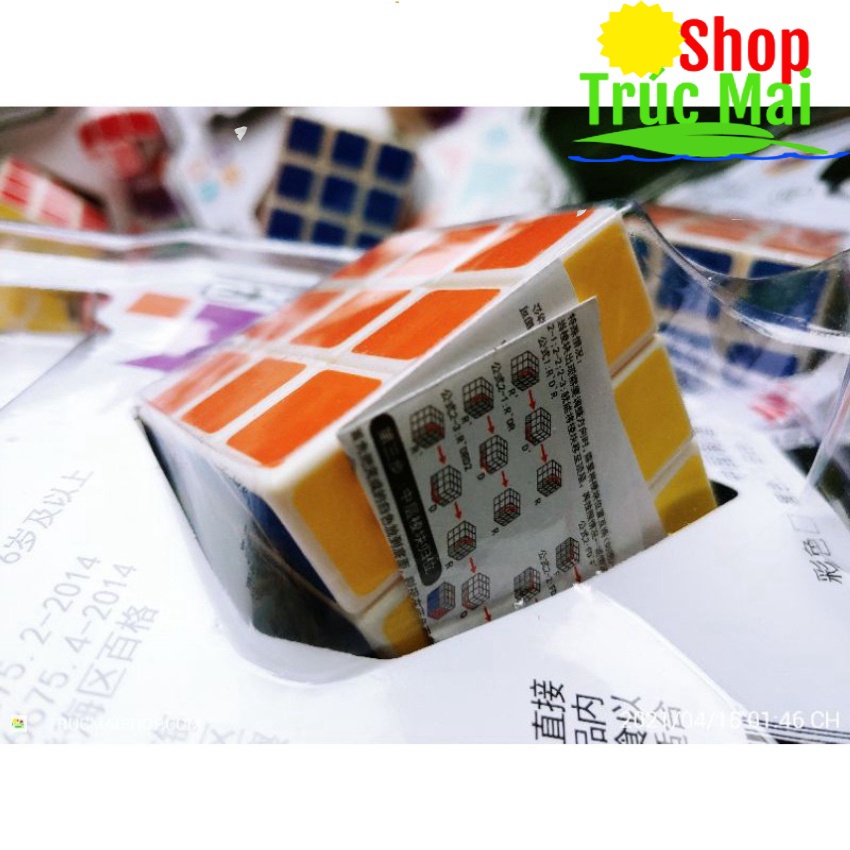 Rubik 3x3 đồ chơi trí tuệ cho trẻ rô bích đồ chơi robik