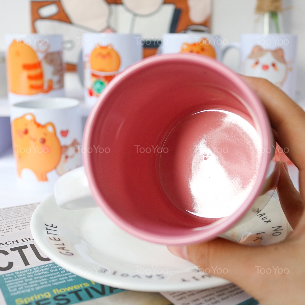 Ly sứ hình MÈO dễ thương cute TooYoo TY0170