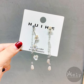 Bông tai hoa pha lê - mely 1279