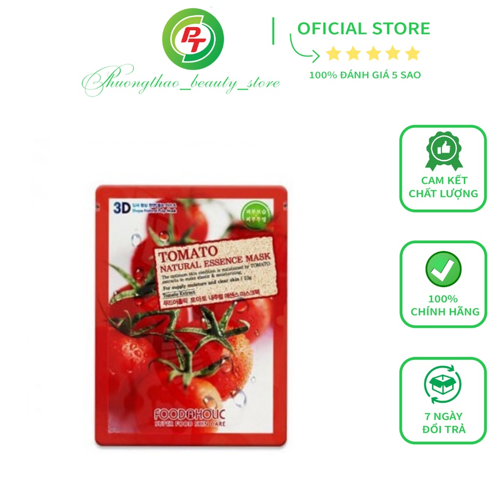 Mặt Nạ 3D Foodaholic Hàn Quốc Chiết Xuất Từ Thiên Nhiên Không Gây Kích Ứng Cho Da Kể Cả Da Nhạy Cảm