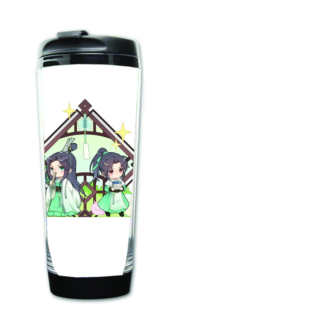 Bình nước in hình THIÊN QUAN TỨ PHÚC anime chibi dễ thương tiện lợi