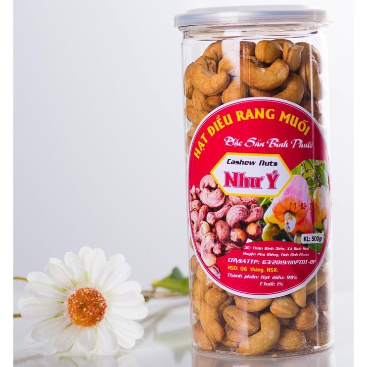 500g điều rang muối a+ sạch vỏ lụa(lon)