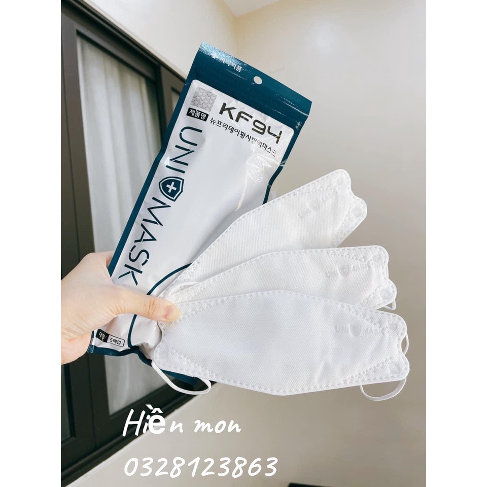 [Mã COSDAY giảm 8% đơn 150K] Sét 50 chiếc khẩu Trang 4D KF94 UNIMASK ( Túi 5 chiếc ) | BigBuy360 - bigbuy360.vn