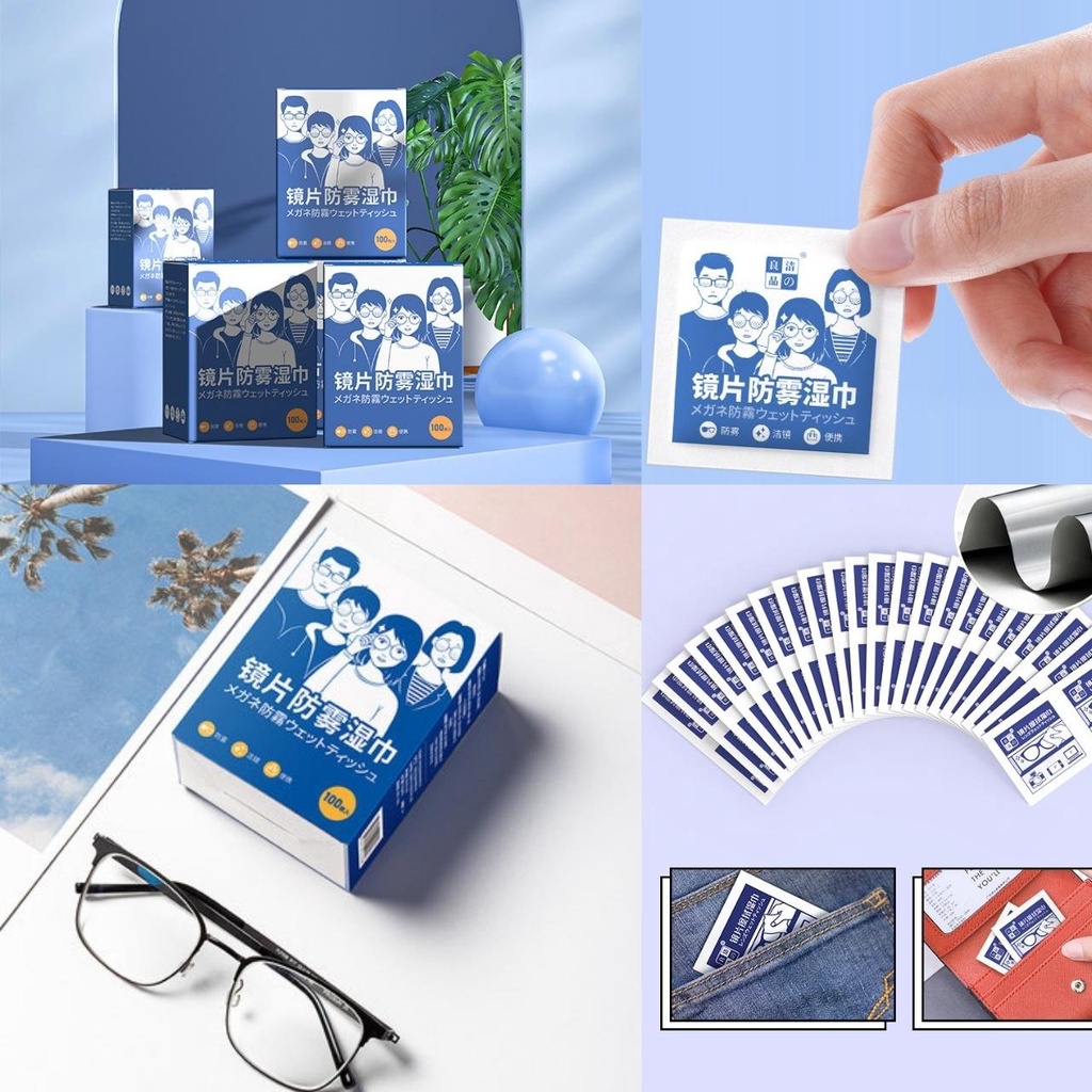 Khăn Lau Kính Mắt Nano Chống Bám Hơi Nước Vân Tay Bụi Bẩn Trên Kính, Điện Thoại , Gương