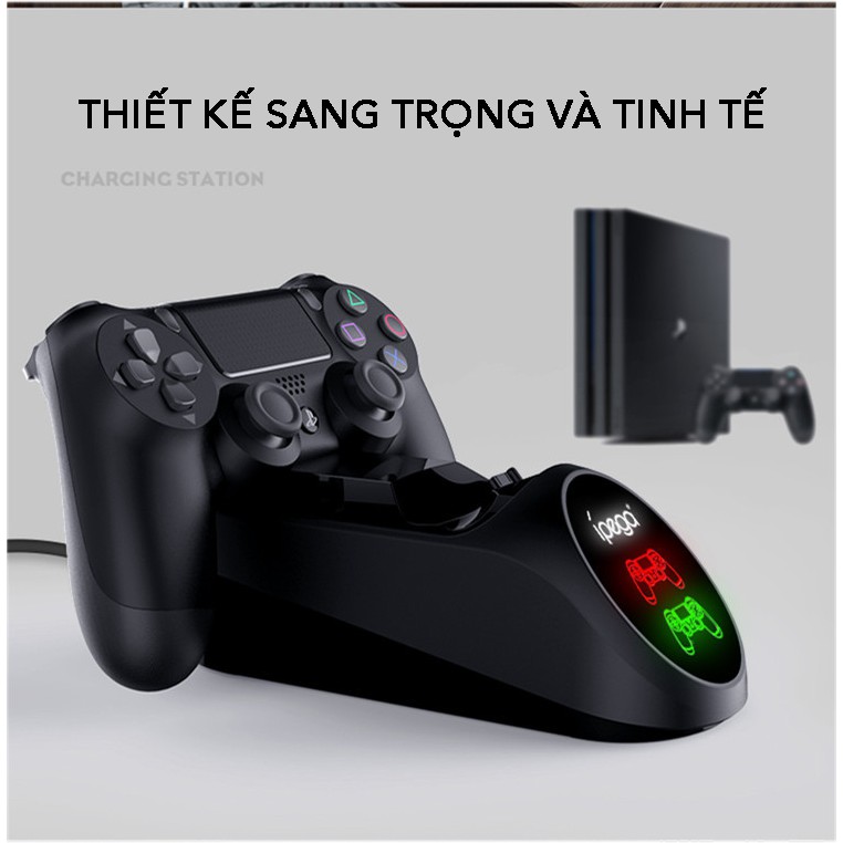 Đế sạc tay cầm PS4, Dock sạc tay cầm PS4 Dobe, Ipega, Iplay