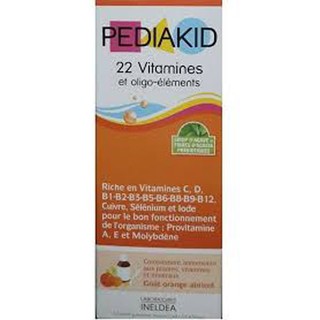 Pediakid 22 Vitamines của Pháp cho trẻ từ 6 tháng trở lên