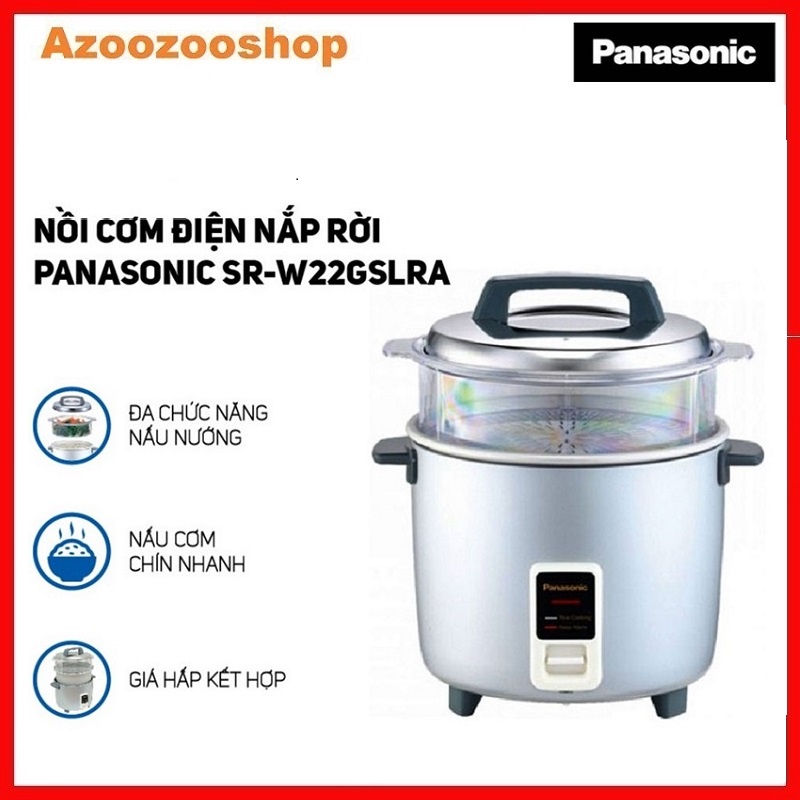 Nồi Cơm Nắp Rời Panasonic PANC-SR-W22GSLRA 2.2Lit