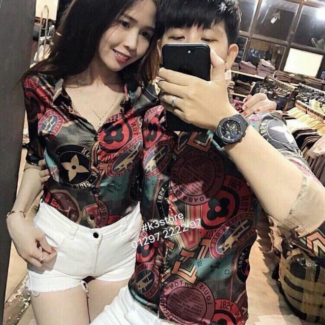 áo sơ mi chất vải phi lụa