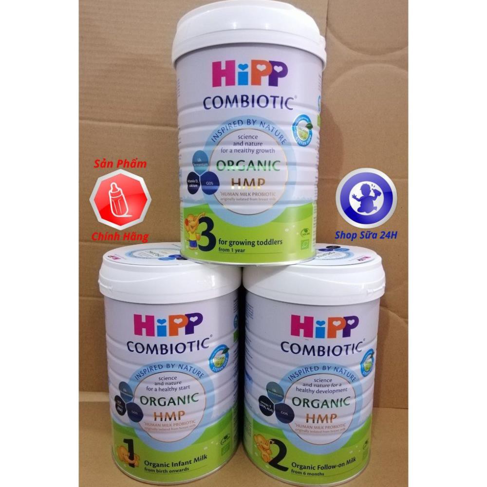 (MẪU MỚI) Sữa Bột Công Thức  HiPP  Số 3 COMBIOTIC ORGANIC HMP  Lon 800G (HÀNG CHÍNH HÃNG)