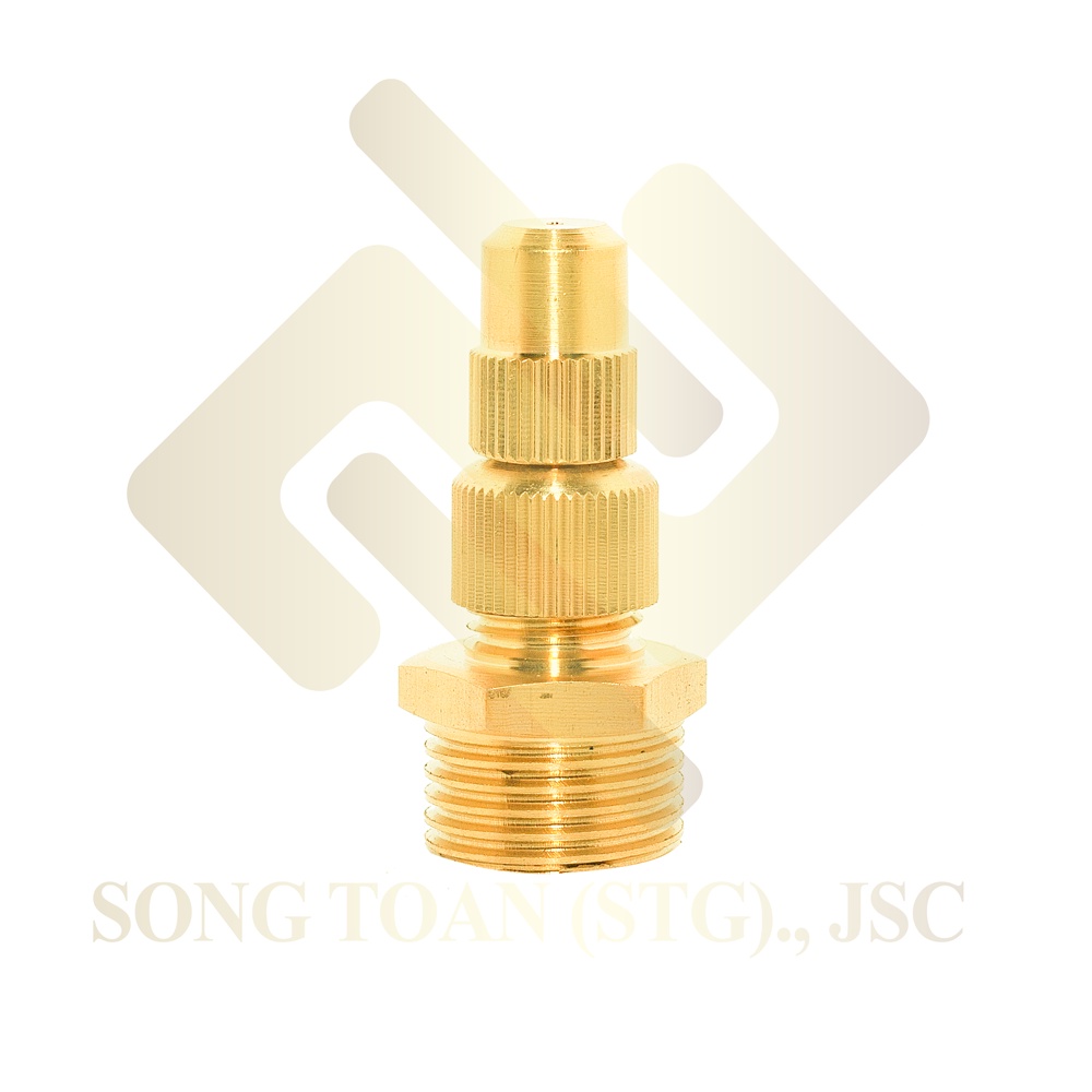 Béc Phun Cá Sấu Ren Trong G 1/4 13 Điều Chỉnh Bán Kính Góc Phun Bình Xịt Khử Khuẩn Làm Mát Mái Bằng Đồng Thau