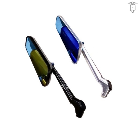 Gương H2C 741 Hàng CNC Cao Cấp Gắn Honda Vespa Yamaha