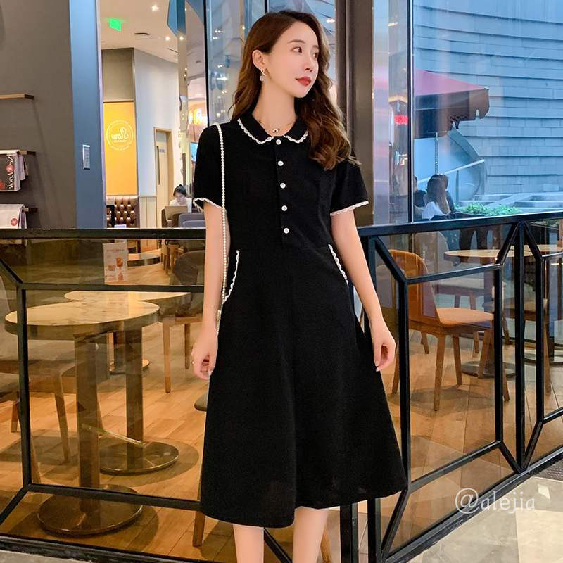 Đầm Dáng Dài Qua Gối Chiết Eo Plus Size