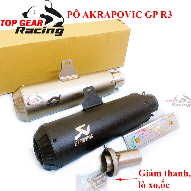 Pô Akrapovic R3 - Pô GP Họng 51mm