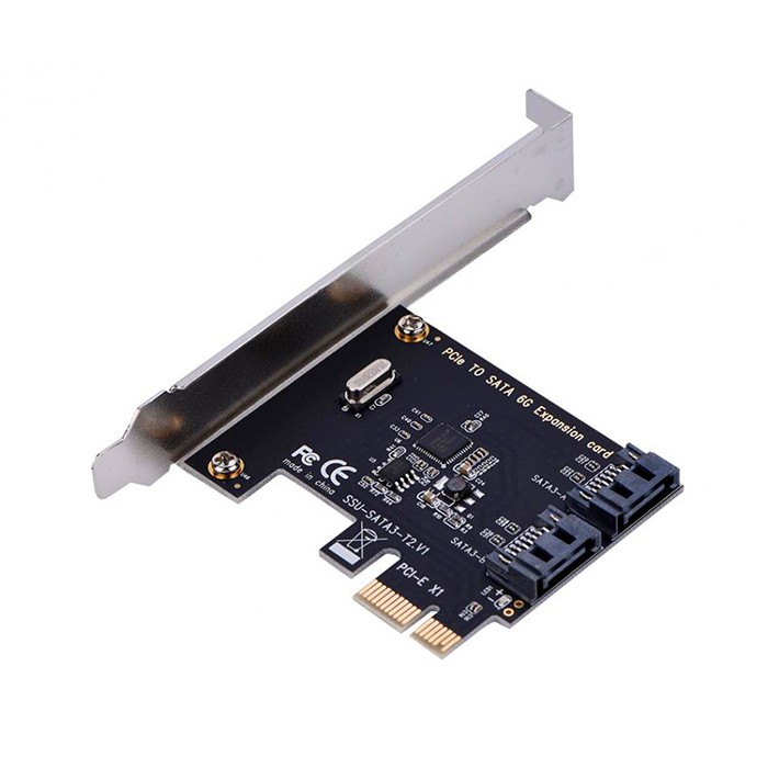 Card chuyển đổi PCI-E sang 2 cổng SATA III chip ASM1061