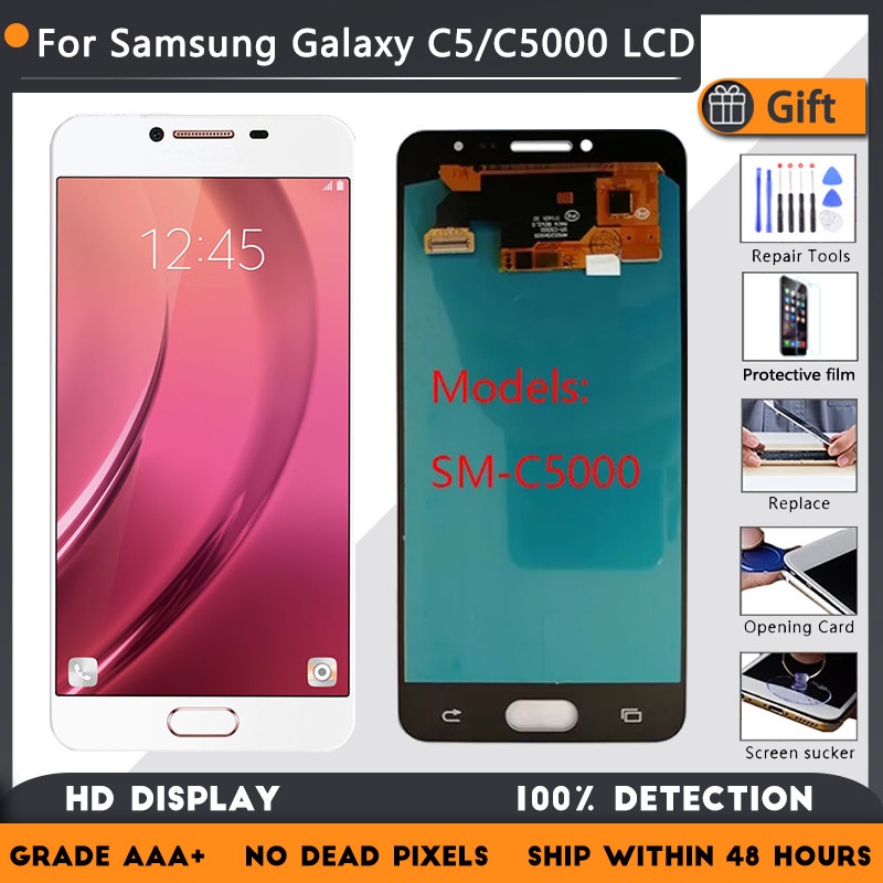 Màn Hình LCD 5.2 '' Cho Samsung C5 SM-C5000 Thay Thế Màn Hình Cho C5 C5000 Màn Hình LCD Lắp Ráp Màn 