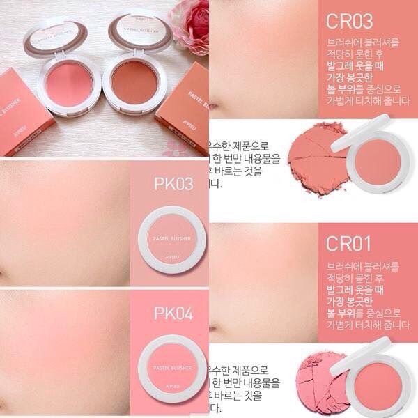 THANH LÝ Phấn Má Siêu Mịn Apieu Pastel Blusher