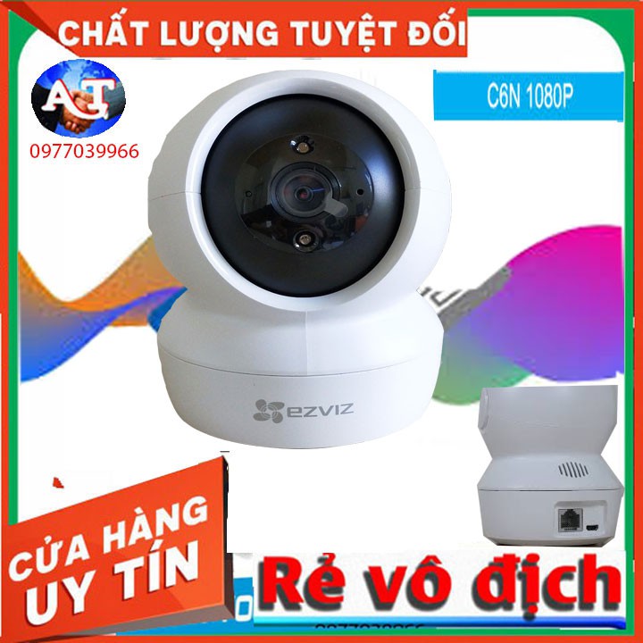 [kèm thẻ 32gb 64gb] CAMERA WIFI EZVIZ 1080P C6N camera ezviz c6n chính hãng