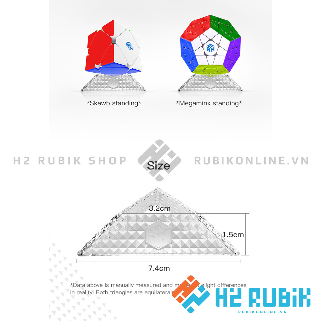 GAN Triangle Display Stand - Đế kê rubik GAN chính hãng cao cấp