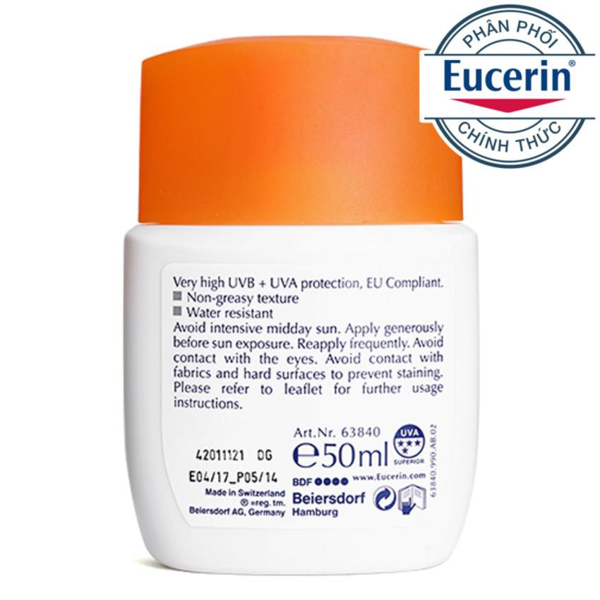 [CHÍNH HÃNG] Kem chống nắng Eucerin Sun Fluid Mattifying SPF 50+