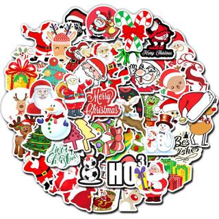 50 Sticker Dán Trang Trí Phong Cách Giáng Sinh