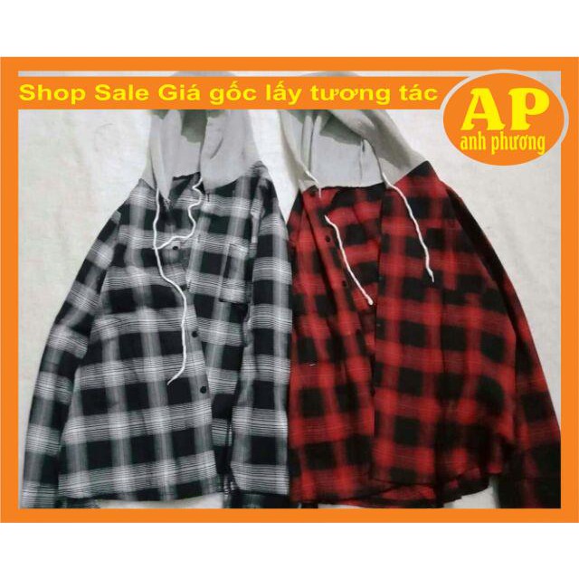 Sơmi mũ phối có ảnh thật | BigBuy360 - bigbuy360.vn