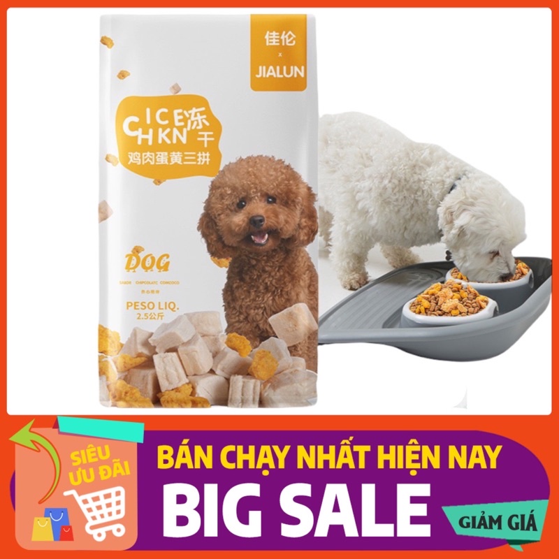 Hạt Jialun Teddy Thịt Gà + Lòng Đỏ Trứng