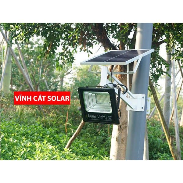 Đèn Năng Lượng Mặt Trời Vĩnh Cát Solar JD-8825L Công Suất 25W Khung Nhôm, chính hãng - BH 03 Năm