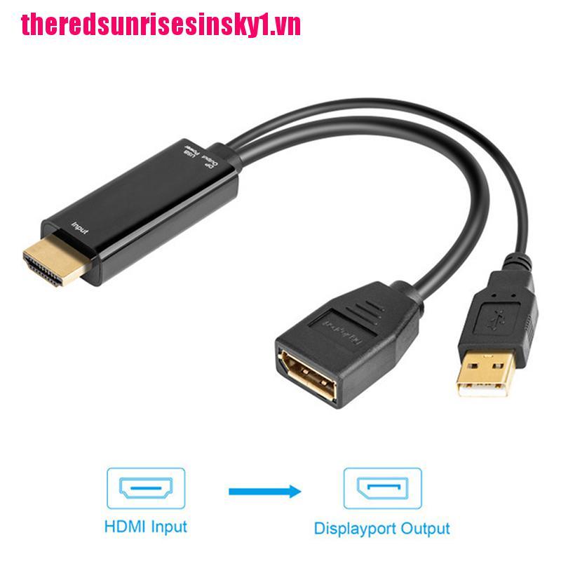 (3C) Giắc Chuyển Đổi 4k Usb Male Sang Dp Display Port Female