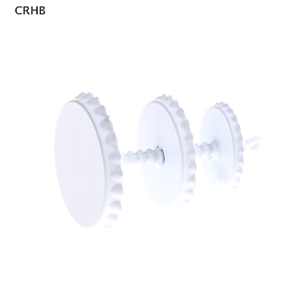 Crhb 1 Giá Kim Loại 3 Tầng Màu Trắng 1 / 12 Để Món Tráng Miệng Trang Trí Nhà Búp Bê Mới