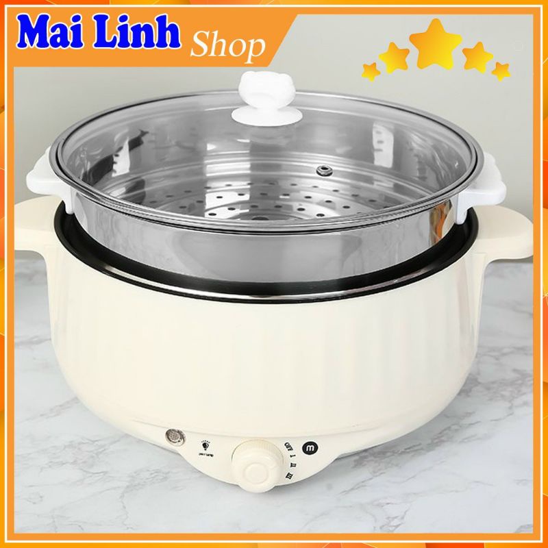 Tính Năng Nổi Bật Nồi Lẩu Điện Kèm Xửng Hấp ,