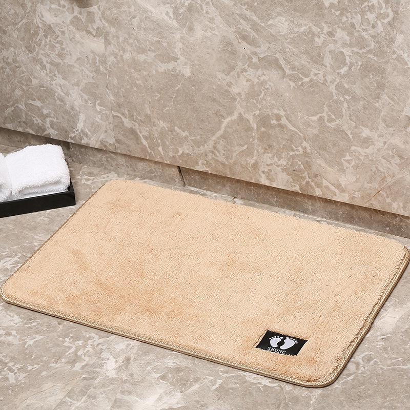 Thảm Lau Chân Lông Cừu Thảm Chùi Chân Lông Len Siêu Thấm Đế Cao Su Chống Trơn Trượt Tiện Dụng Giá Rẻ Size 40 x 60 cm