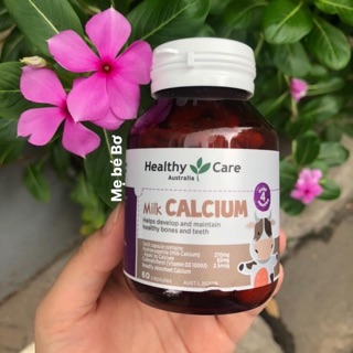 Canxi sữa Healthy Care nội địa Úc 60 viên