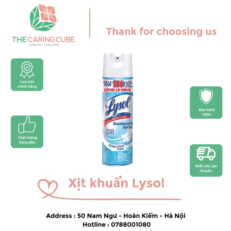 Xịt khử khuẩn Lysol