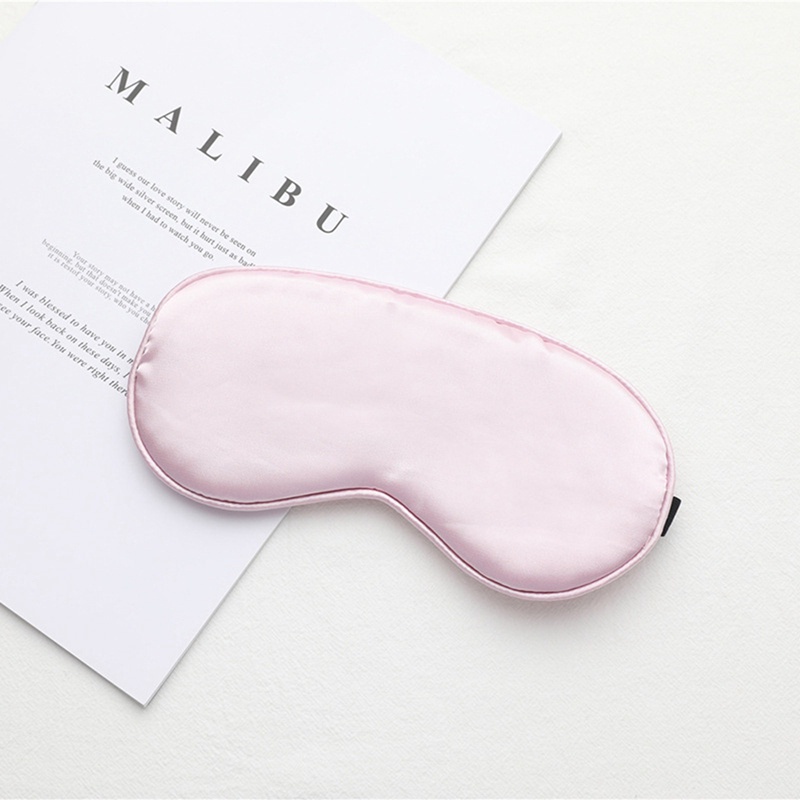 Miếng bịt mắt ngủ bằng lụa mềm thiết kế dây đeo co giãn thoải mái