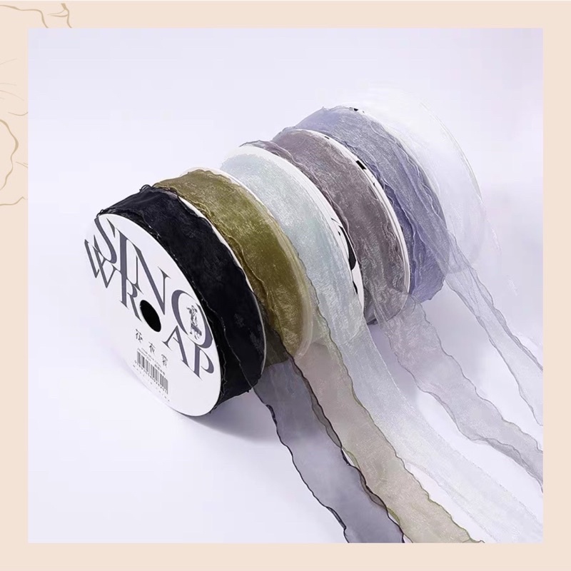 Ruy băng voan viền sóng