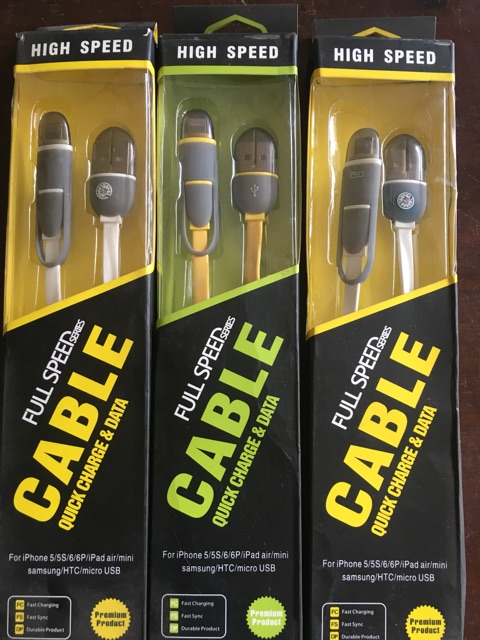 Cáp 2 đầu tiện lợi