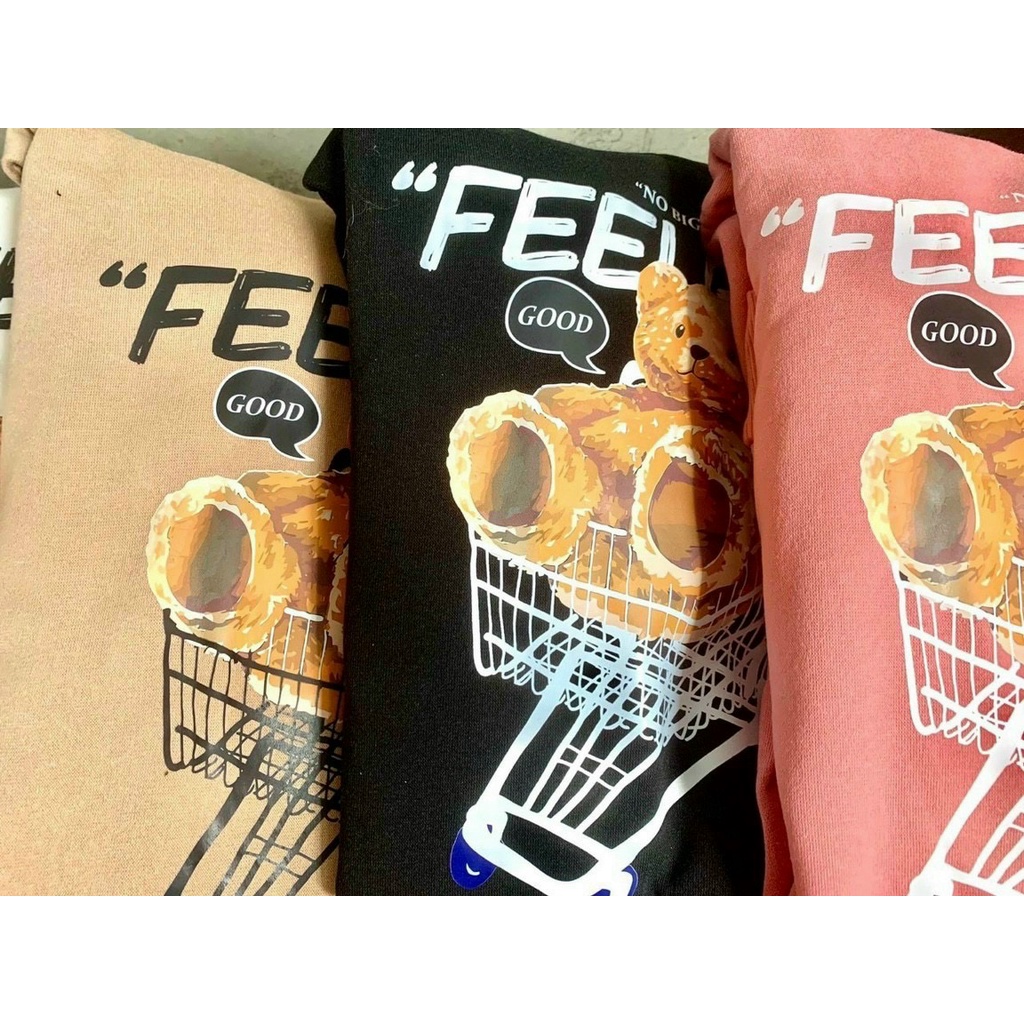 Áo HOODIE FEELGOOD Cao Cấp Nam Nữ Chất Nỉ Bông Ngoại Dày Dặn