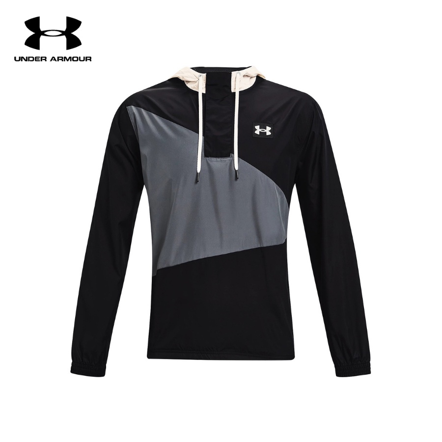 Áo khoác hoodie tay dài có nón thể thao nam Under Armour Woven Crest Anorak - 1361614-001