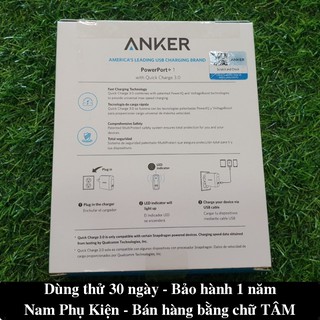 Củ Sạc Nhanh Anker A2013 18W