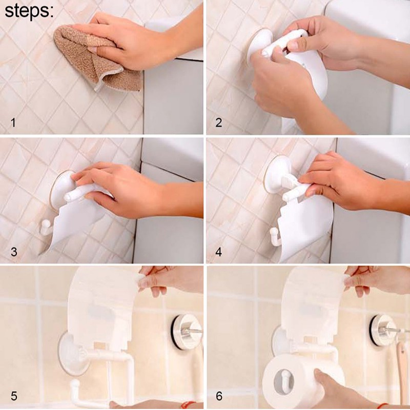 Móc hít treo giấy vệ sinh, móc treo giấy tienich