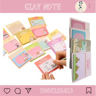 Giấy Nhớ, Ghi Chú, Giấy Note Cute- Nhiều Mẫu giao ngẫu nhiên