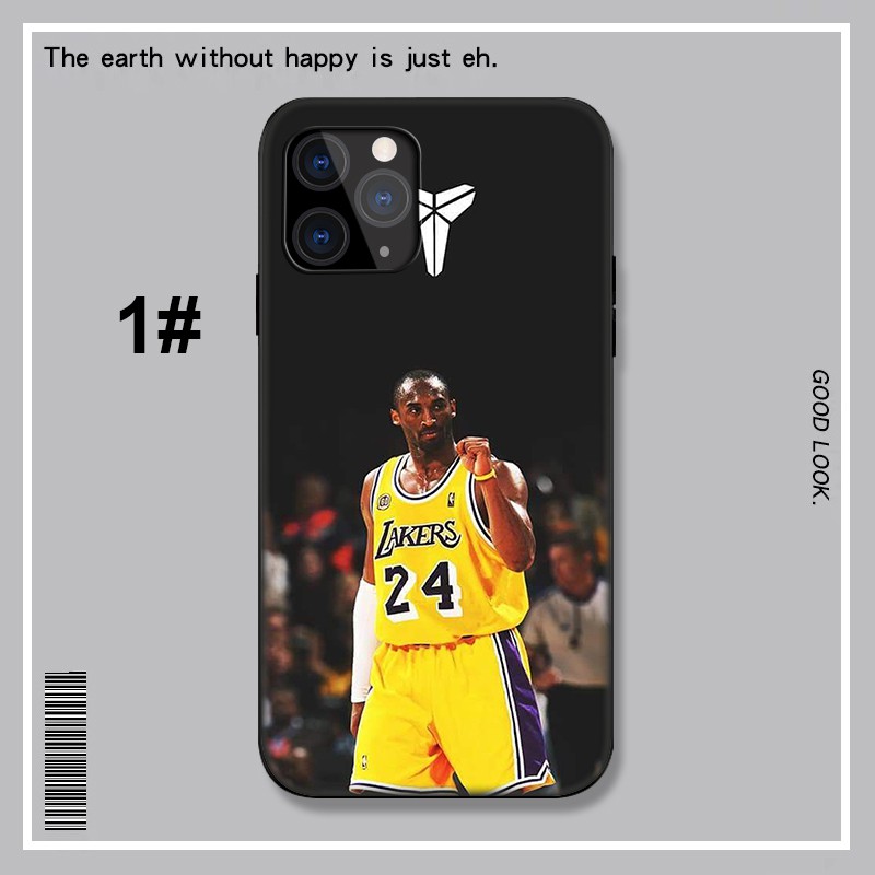 Ốp điện thoại mềm in hình Kobe Bryant 24 8 16MB cho iPhone 12 Mini 11 Pro Max 11pro 12pro 12promax