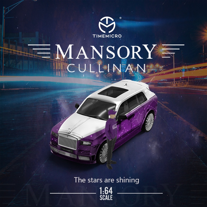 Timemicro Mô Hình Xe Ô Tô Roll Royce Cullinan Tỉ Lệ 1: 64 Cao Cấp