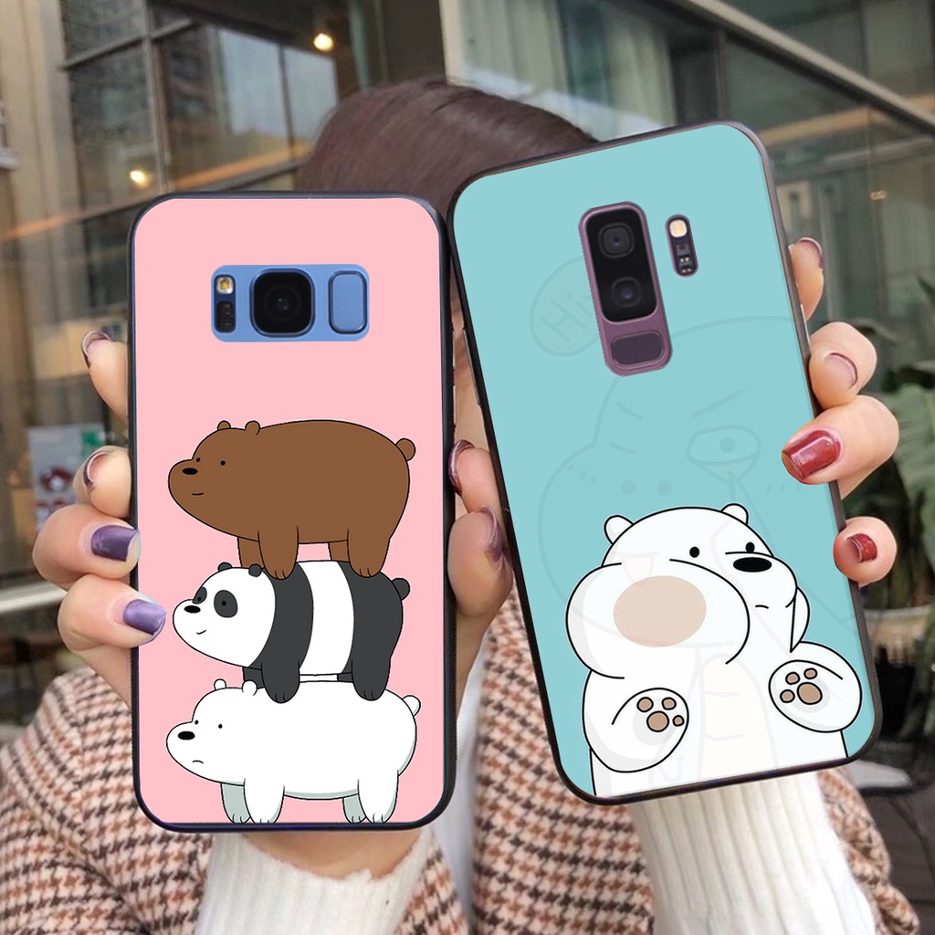 [SIÊU HOT] ỐP LƯNG SAMSUNG S8 - S8 PLUS - S9 - S9 PLUS IN HÌNH GẤU WE BARE BEARS