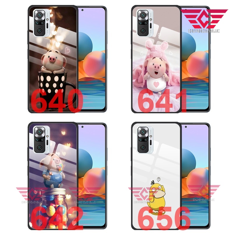 Ốp lưng xiaomi redmi note 10 - redmi note 10 pro - K30 - POCOFONE 3 CHÚ HEO DỄ THƯƠNG