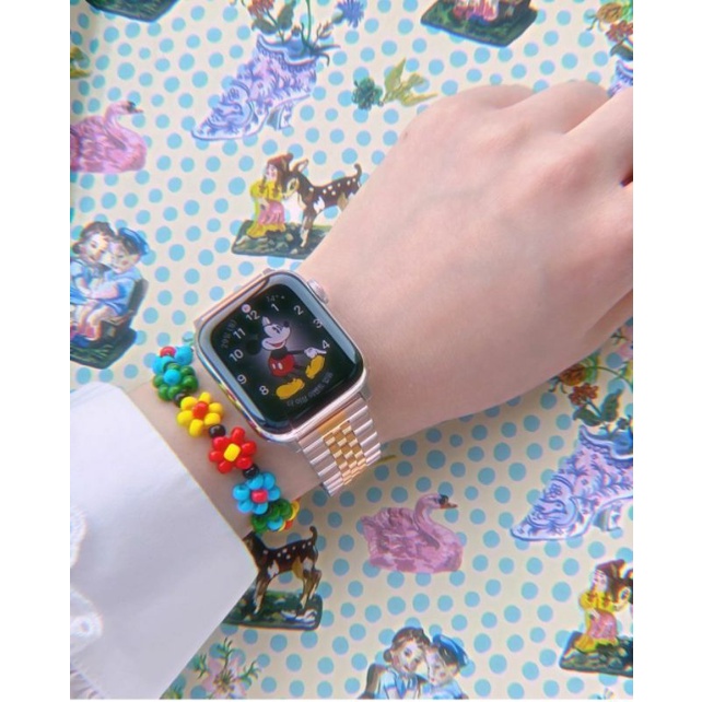VÒNG TAY KẾT HOA XANH ĐỎ VÀNG HANDMADE SIÊU XINH