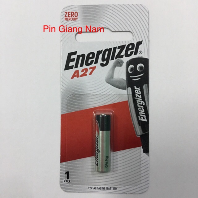 Pin A27 Energizer 12V vỉ 1 viên (pin cửa cuốn)