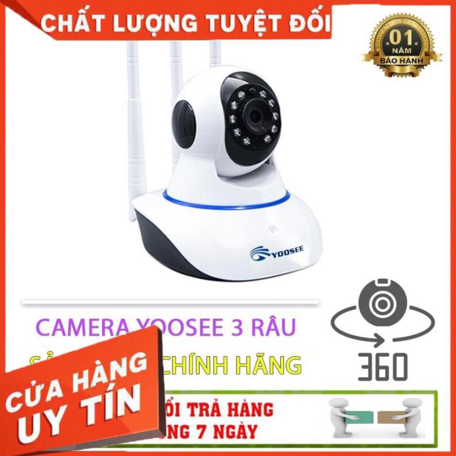 [Giá Sập Sàn] Camera Giám Sát Yoosee 3 Râu - Kèm Thẻ Nhớ 16GB 32GB 64GB