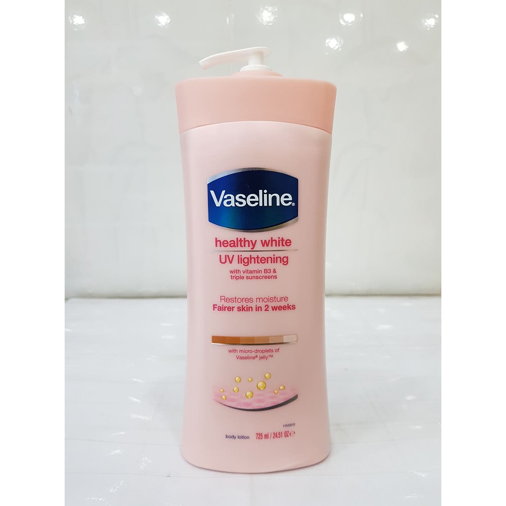 Sữa dưỡng thể Vaseline Healthy White UV Lightening 725ml