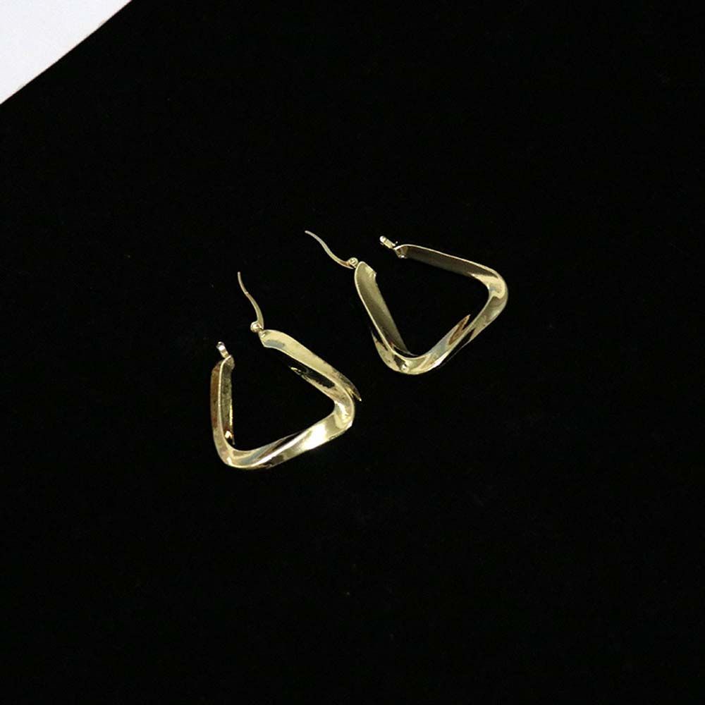 Bông tai hình tam giác phong cách Hàn Quốc thời trang cho nữ